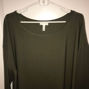 NWT Leith green long sleeved dress